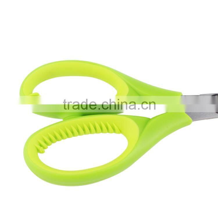 Fashion plastic handle office scissor high quality paper scissors