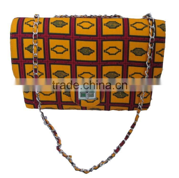 made in china products African wax print fabric handbags for women