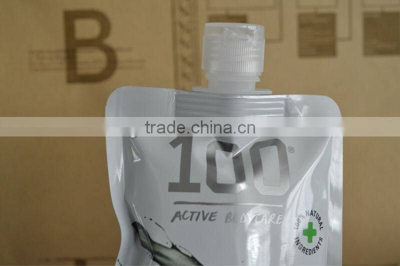 stand up pouch with spout filling machine