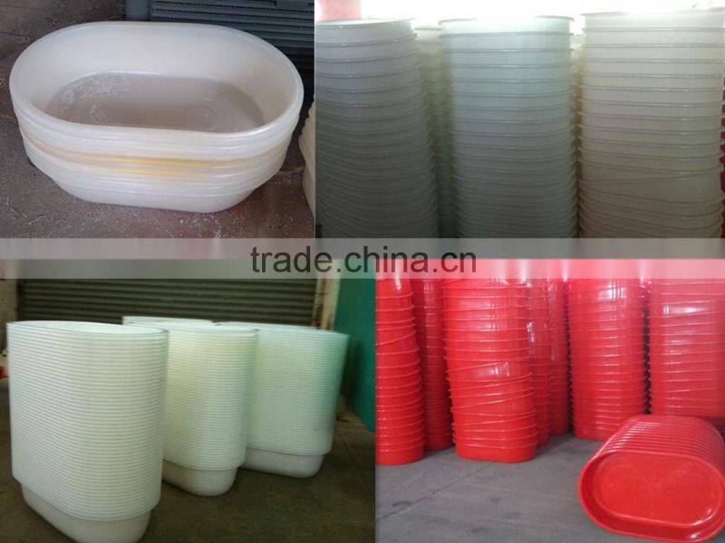 rotomolding plastic large hot shell shape wishing basin for children