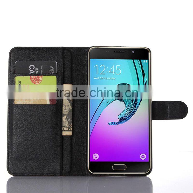High Quality Leather Holster Card Wallet Folio Stand Flip Case Cover for Samsung GALAXY A9