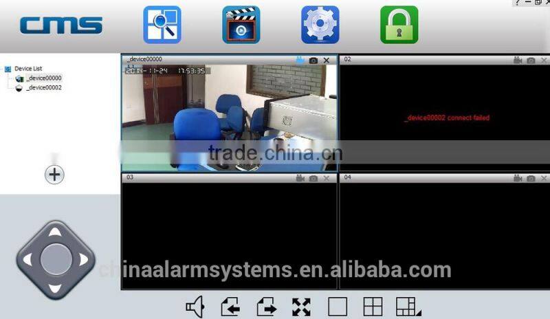 WIFI alarm IP camera fire alarm built-in siren