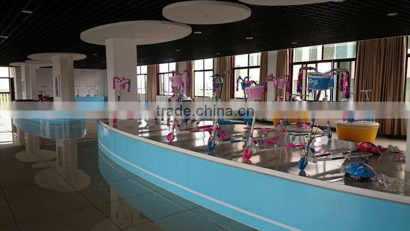 ZHEJIANG MINGBANG 2015 new adult kid iron/aluminum push scooter with 2 flashing wheels new design for children's day gift