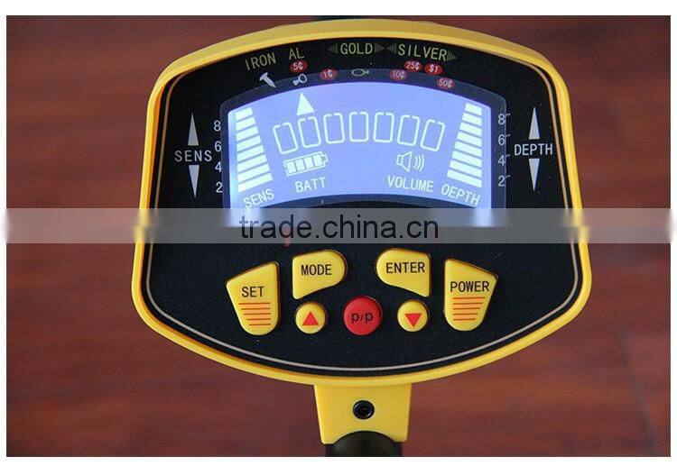 large scan area underground gold metal detector for test copper gold silver metal