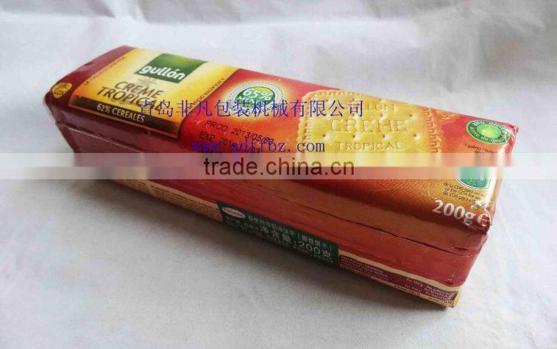 FFT-X automatic x-folded biscuit overwrapping machine