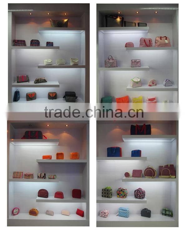 Beautiful 600D polyester leather tote style handbag for ladies