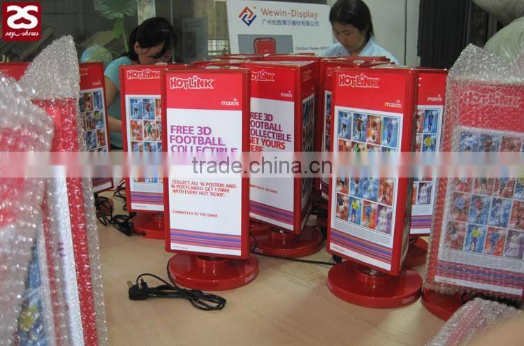 Advertising Three sides revolving light box