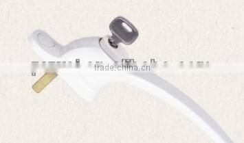 PVC door and window handle with lock PVC door and window handle with key