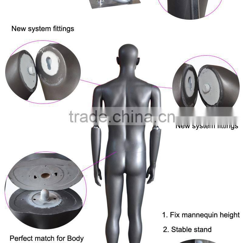 Wholesale fiberglass brand custom gun black chrome hot sex perfect girl mannequins