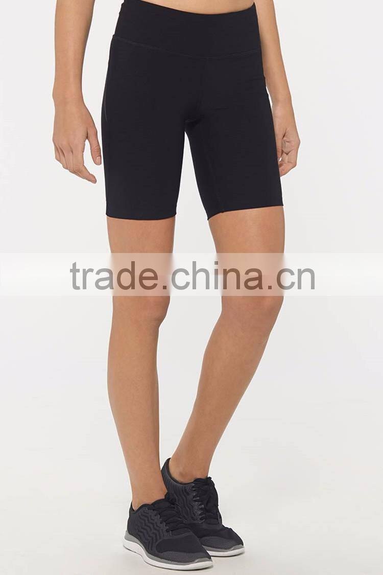 Men's Compression Wear Four Way Stretch Nylon Running Long Shorts