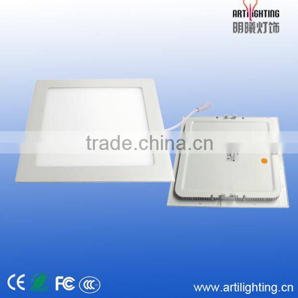 Hot sale bright IP44 IP Rating and LED Light Source round 18W led downlight panel