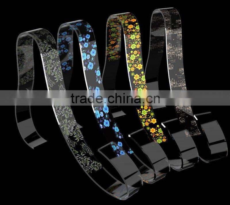 acrylic heel hold shoe display