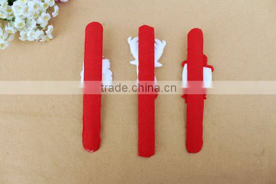 wholesale christmas ornament led slap bracelet