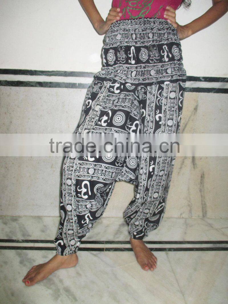 Wholesale Price Indian Harem,Cotton rayon Aladin harem pants- Indian pants -Sarouels,baggy harem pants - Boho hippie harem pant