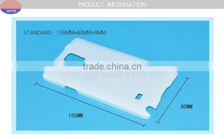 Wholesale customed 2D 3D blank sublimation custom phone cases for Samsung note 3 N9100