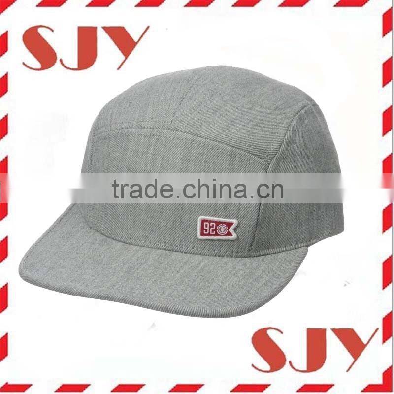 Custom embroidery baseball cap 5 panel snapback hat