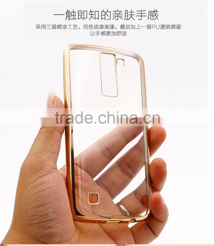 LZB Luxury Electroplating TPU Case for LG K8,For LG K8 Case