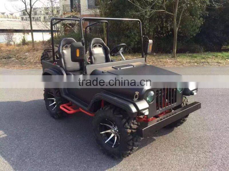 China manufacture CE 200cc 150cc mini electric jeep