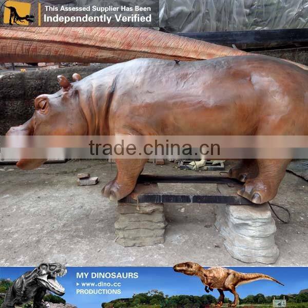 My Dino-C021 Outdoor plaza fiberglass hippo statue on sale