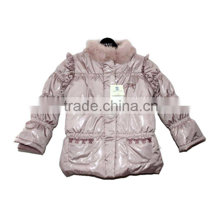 Girls new fashion best saller winter waterproof polyester windbreaker jacket