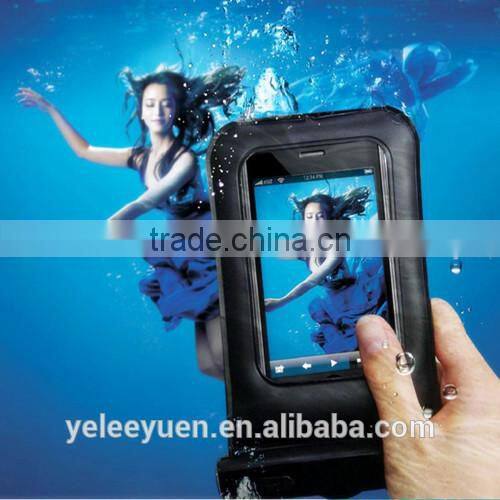 Manufacturer wholesale price cartoon PVC waterproof bag for smart phone mobile phone waterproof set jacket