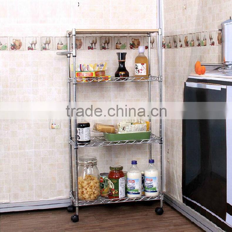 5 layer metal Wire bookcase