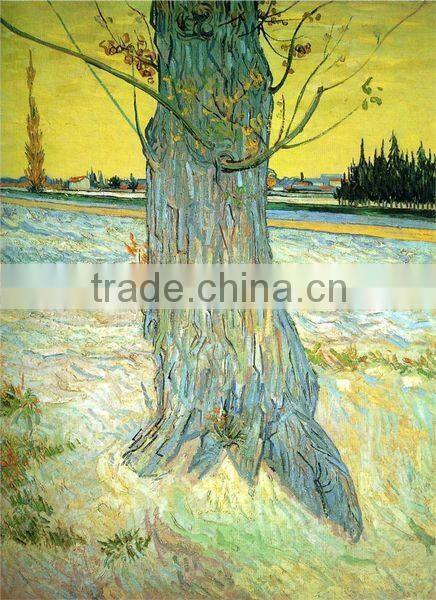 Natural scenery painting Trunk of an Old Yew Tree by Van Gogh