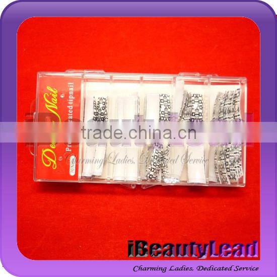 fashional 10 different size Design French nail tips