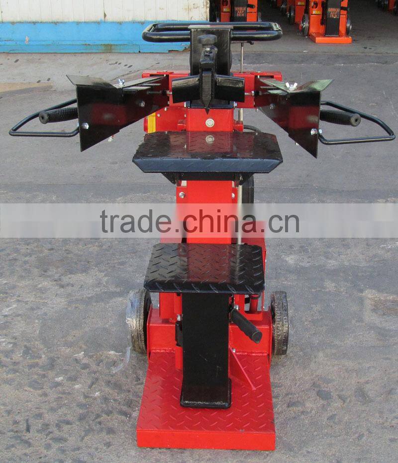 Vertical Log Splitter 8T with turning table for sale, single phase , CE approved