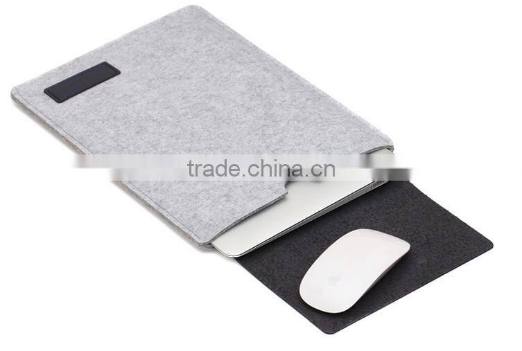 Felt Wool Sleeve Ultrabook Laptop bag case for Apple Macbook Grey