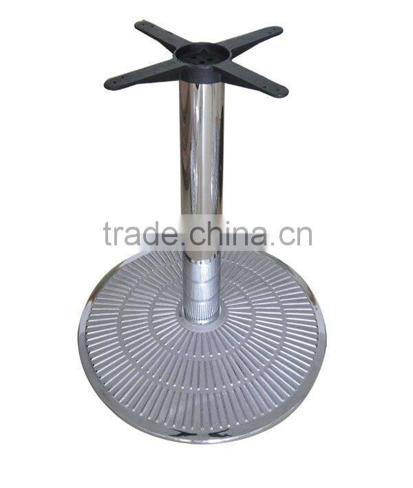 Round Chrome Table Base