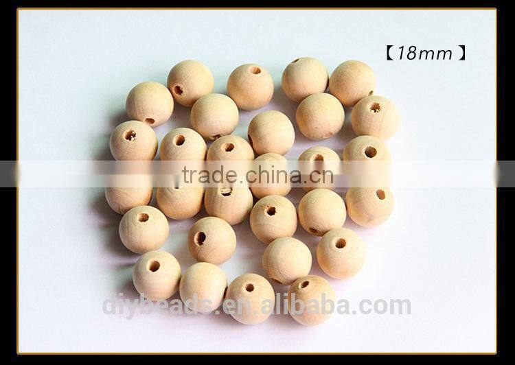 5-6mm origional wood round beads for garment decoration