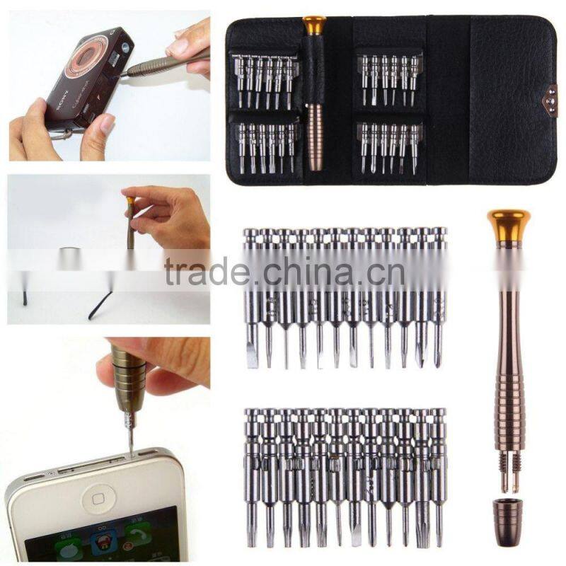 25 in 1 screwdriver set Torx ferramentas Screwdriver Wallet Set Repair Tools