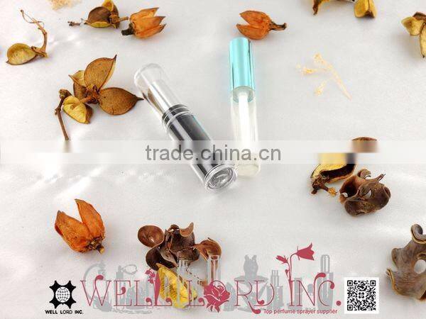 8cm simple type transparent outer cover empty plastic lipstick