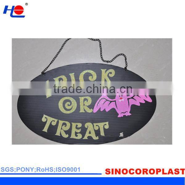 anti-uv and recyclable plastic corflute pollution-free signboard