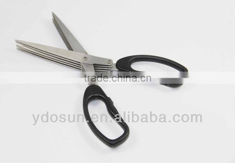 5 blades scissors &stationery food scissors