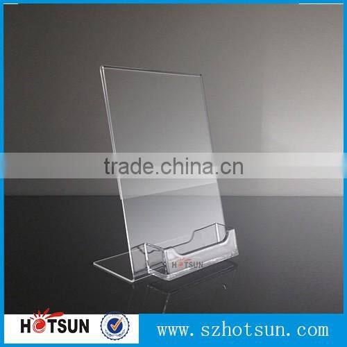 4X6 Clear acrylic price tag holder, A5 acrylic sign holder
