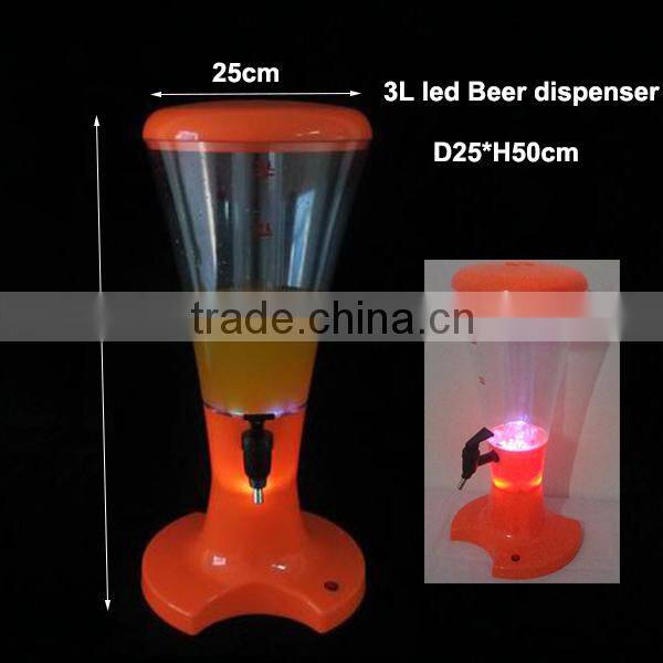 Hot portable Bar Beer Drink Dispenser /tabletop beer tower dispenser/wine bar dispenser