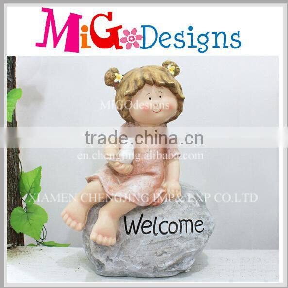 Wholesale Funny Garden Ornament Magnesium Modern Garden Sculpture