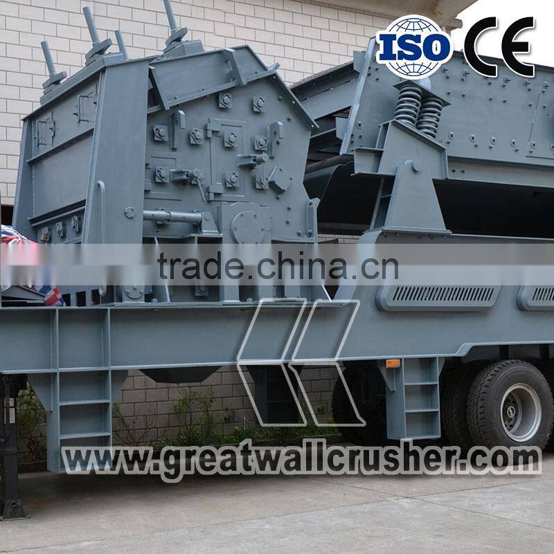 Mobile Crushing Station, Mobile crushing plant for sale, Mobile jaw crushing plant, mobile impact crushing plant