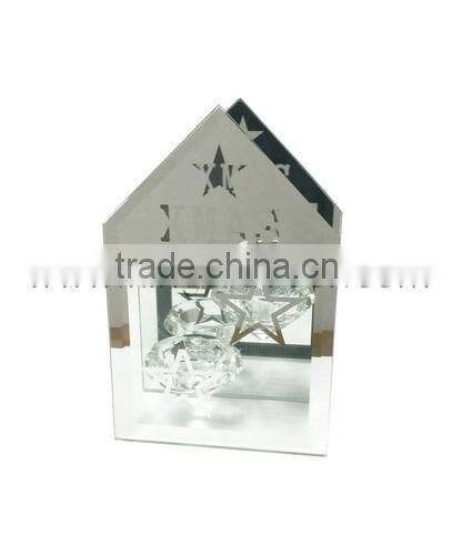 Home decoration tea light glass candle holder