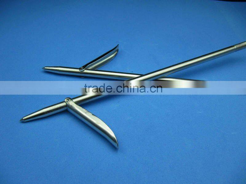 China new design stainless steel fishing spear decorative spears with brass handle