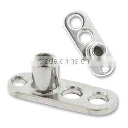 Dermal anchors body piercing jewelry in titanium G23