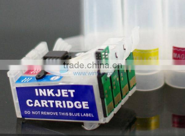bulk ink for epson WF-7511 wholesale made in china 4 color with reset chip t134 cartridge