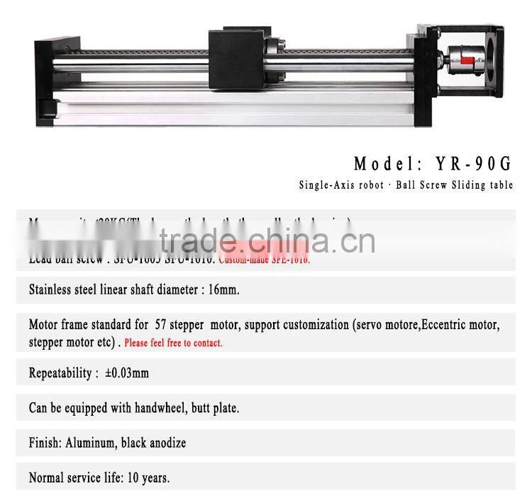 Precision Motorized Linear Stage Belt Drive