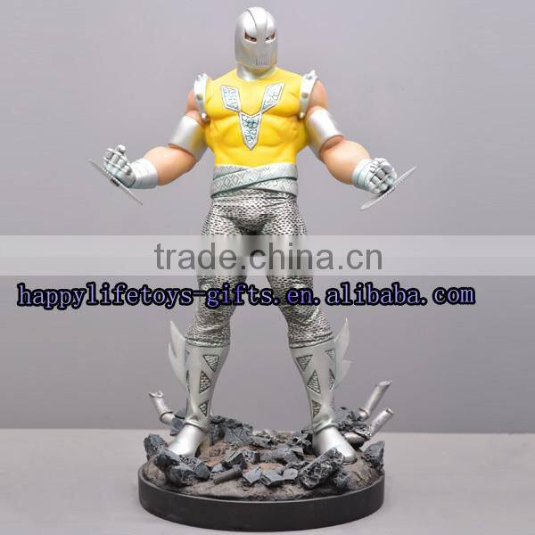 Custom made American famouse movie superhero figure resin nude man statue