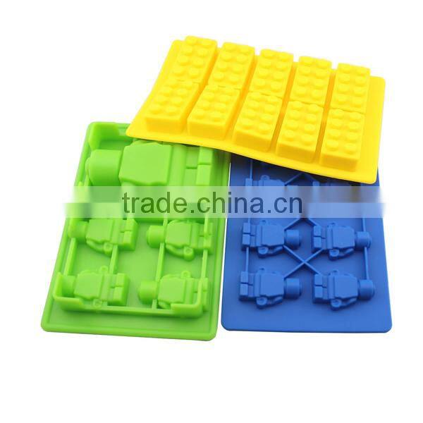Hot Sale Silicone Building Bricks mold ,Building block mold and Minifigure mold