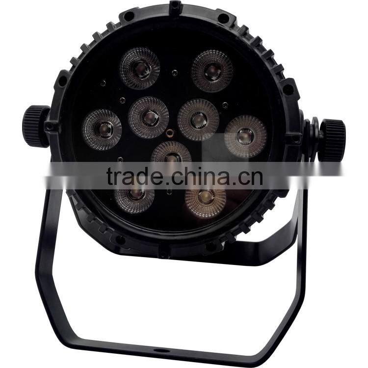 Wireless DMX Built-in 2.4G Transceiver Rechargeable Battery Powered Outdoor Waterproof 9pcs 10W RGBW 4IN1 LED Wash Par Light