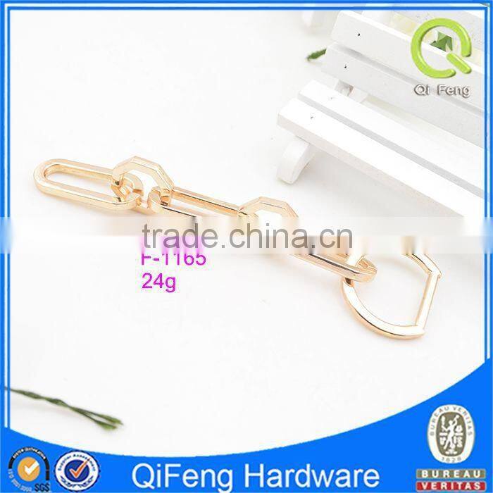 F-1165 lady bag ornament elaborate metal ring combo parts 