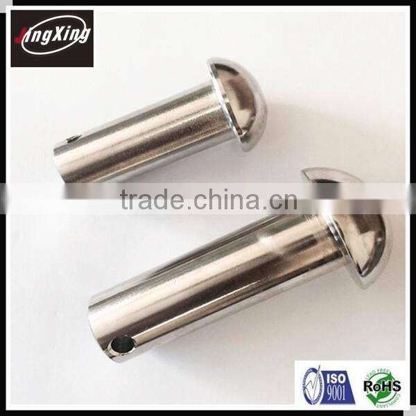 flat head pin bolt end with hole